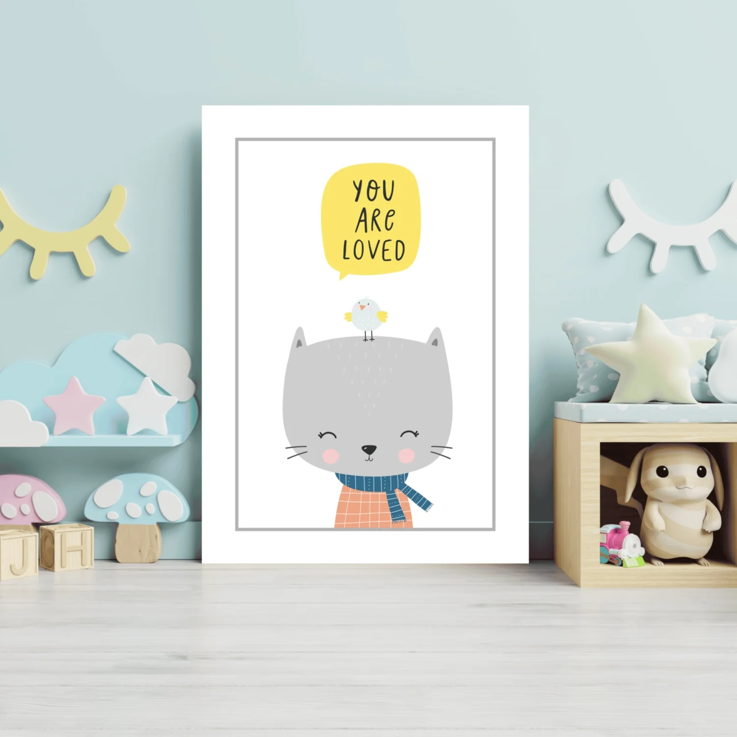 You Are Loved Aluminum Print - Image 3