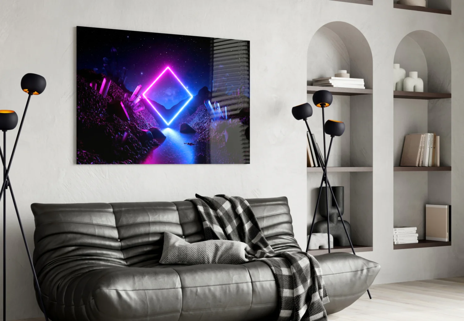 Abstract Art Glass Wall Art - Image 4
