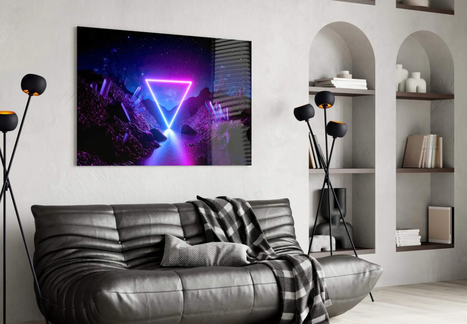 Abstract Art Glass Wall Art - Image 4