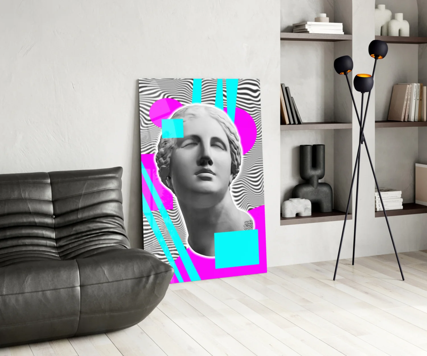 Abstract Art Glass Wall Art - Image 5