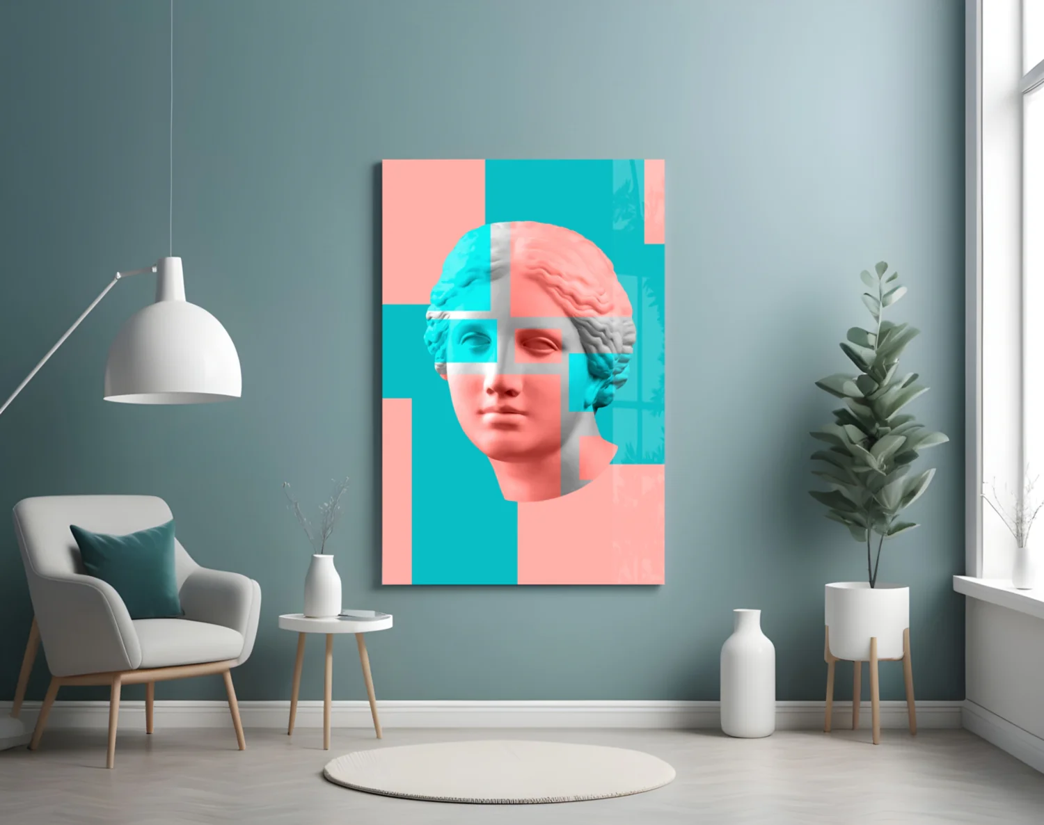 Abstract Art Glass Wall Art - Image 4